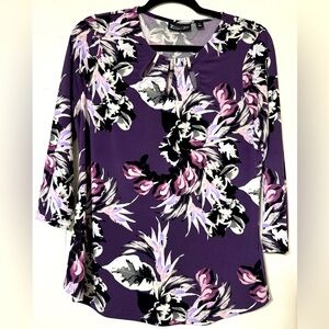 New York and Co purple top- Medium